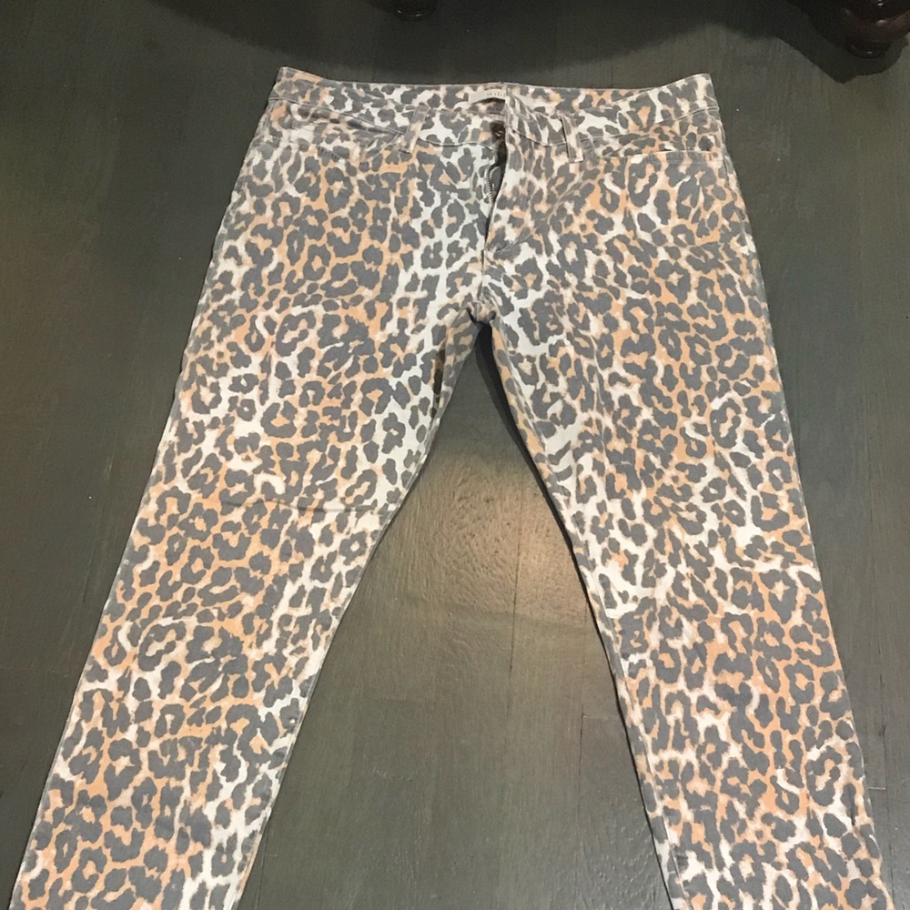 Cheetah patterned pants